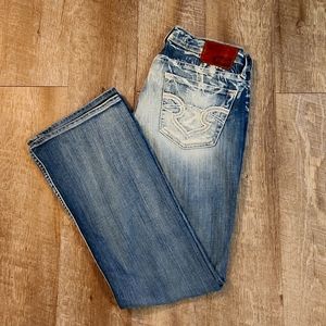 Big Star Hazel Curvy Fit Bootcut Jeans size 29 Short light wash
